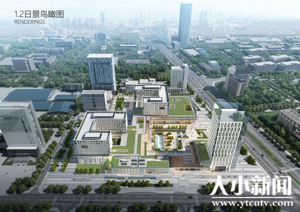 【大小新闻】开发区两大城市地标建筑集中复工！业达城市广场年内主体完成60%