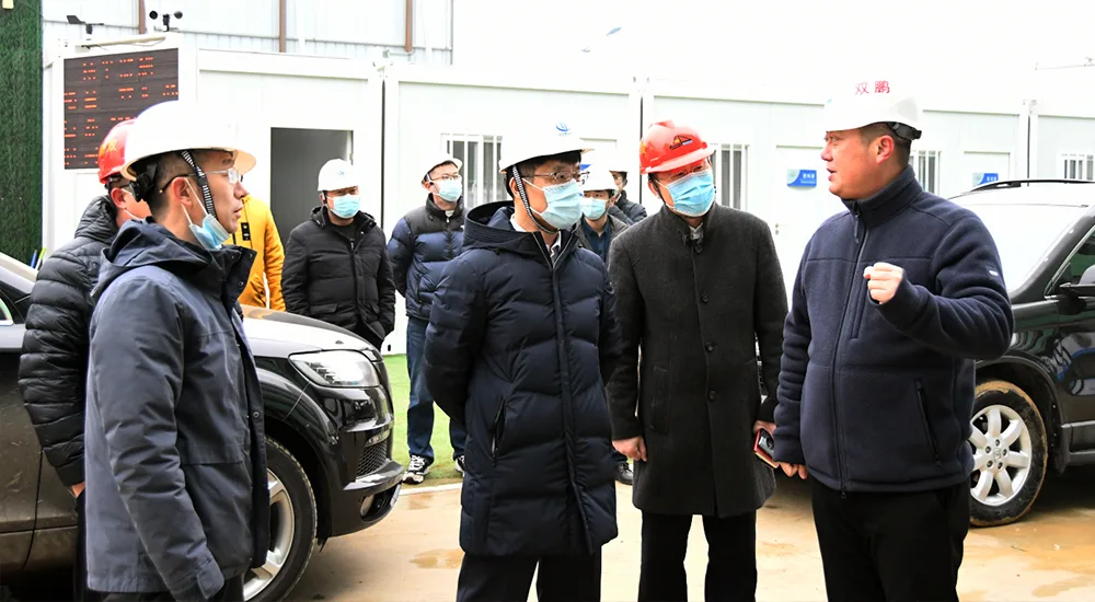 工委领导督查业达城发承建项目安全生产及疫情防控工作